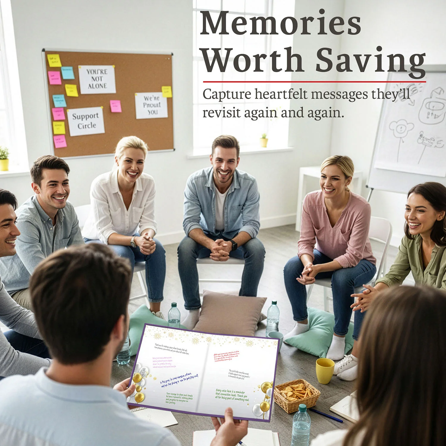 Personalized Multipurpose Guest Book - Cheers to New Beginnings (PURPLE)